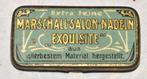 blik grammofoon naalden Marschall Salon needle tin, Verzamelen, Blikken, Ophalen of Verzenden