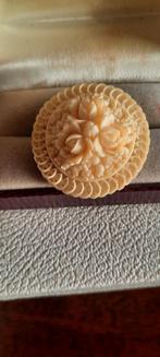 Art deco celluloïd broche, jaren 30., Sieraden, Tassen en Uiterlijk, Antieke sieraden, Ophalen of Verzenden, Overige materialen