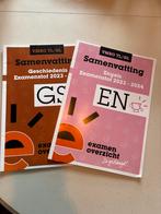 Samenvatting Examenboeken Engels & Geschiedenis VMBO TL/GL, Ophalen of Verzenden, Zo goed als nieuw, MBO