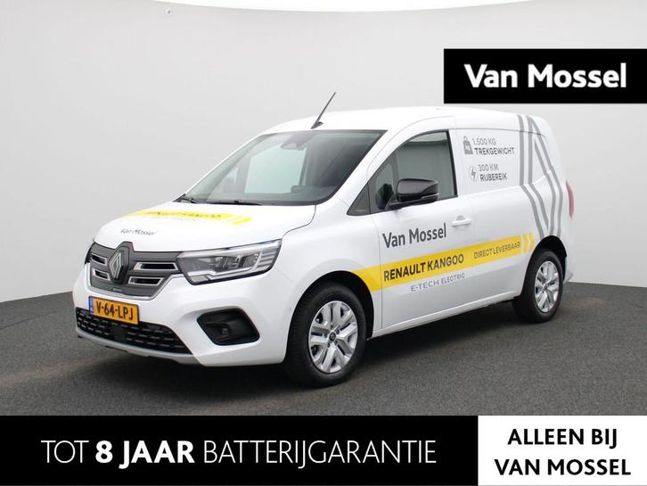 Renault Kangoo E-Tech Extra L1 44 kWh | Adaptieve Cruise Con, Auto's, Bestelauto's, Bedrijf, Te koop, ABS, Achteruitrijcamera