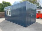 Zeer nette, goed geïsoleerde kantoorunit bouwkeet, Zakelijke goederen, Machines en Bouw | Keten en Containers, Ophalen of Verzenden