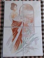 Tegeltableau Jugendstil style, Ophalen of Verzenden, Nieuw