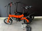 Elektrische vouwfietsen Bohlt set X160 zwart met oranje, Versnellingen, Zo goed als nieuw, Totaal opvouwbaar, Ophalen