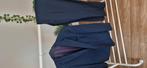 Slim Fit Donker blauw pak, Kleding | Heren, Kostuums en Colberts, Ophalen of Verzenden, Zo goed als nieuw, Blauw