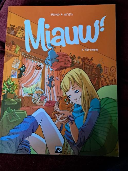 Miauw! 1 t/m 2, Boeken, Stripboeken, Zo goed als nieuw, Meerdere stripboeken, Ophalen