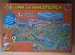 PUZZEL VOETBAL JAN VAN HAASTEREN 3 in 1 DOOS, Ophalen of Verzenden, 500 t/m 1500 stukjes, Gebruikt, Legpuzzel