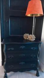 Buikkast mat zwart Stoer & Sober, Zo goed als nieuw, 3 of 4 laden, Minder dan 100 cm, 25 tot 50 cm