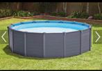 Intex Graphite panel pool (compleet + extra assescoires), Tuin en Terras, Zwembaden, Gebruikt, Rond, 300 cm of meer, Ophalen