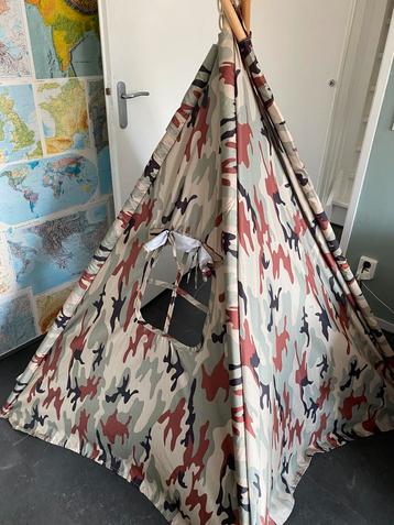 Speeltent, camouflage, tipitent beschikbaar voor biedingen