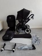 Bugaboo Donkey Duo 3 in 1 all Black compleete kinderwagen, Kinderen en Baby's, Kinderwagens en Combinaties, Ophalen, Bugaboo, Zo goed als nieuw
