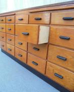 Prachtige  ladekast winkelkast apothekerskast   toonbank, Antiek en Kunst, Curiosa en Brocante, Ophalen of Verzenden