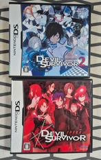 Japanse Shin Megami Tensei Devil Survivor 1 en 2 DS, 1 speler, Ophalen of Verzenden, Zo goed als nieuw, Avontuur en Actie