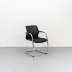 4 Vitra Unix Chair Zwart slede stapelbaar Nieuw, Nieuw, Metaal, Vijf, Zes of meer stoelen