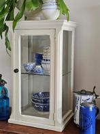 TOP antiek vitrine kastje facet geslepen glas / met licht, Ophalen