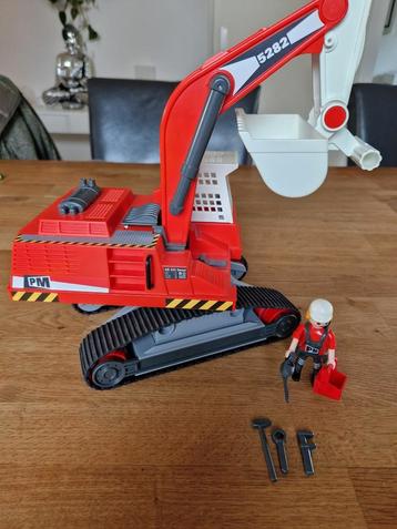 Playmobil 5282 Graafmachine met figuur en gereedschap beschikbaar voor biedingen