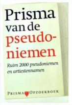 Prisma van de pseudoniemen (en artiestennamen), Boeken, Ophalen of Verzenden, Zo goed als nieuw