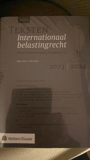 Teksten Internationaal & Europees belastingrecht 2023/2024