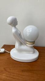 Vintage retro keramische tafellamp/ jaren 70, Ophalen of Verzenden, Zo goed als nieuw, Minder dan 50 cm