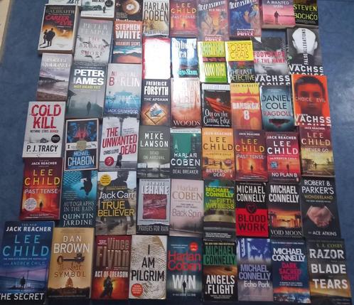 50x Dan Brown,Michael Connelly,Lee Child,Day of Jackall, Den, Boeken, Taal | Engels, Zo goed als nieuw, Ophalen of Verzenden