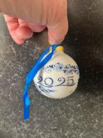 Kerstbal 2025 Heinen Delfts blauw, Diversen, Kerst, Ophalen, Nieuw