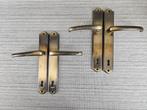 Vintage Italiaans Deurbeslag ( 2 Brev sets met sleutelgat ), Antiek en Kunst, Ophalen of Verzenden
