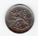 24-364 Finland 1 mark 1948L, Postzegels en Munten, Munten | Europa | Niet-Euromunten, Losse munt, Overige landen, Verzenden