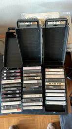 Cassettebandjes deels ongebruikt 37 stuks met opbergsysteem, Cd's en Dvd's, Cassettebandjes, Overige genres, Ophalen of Verzenden