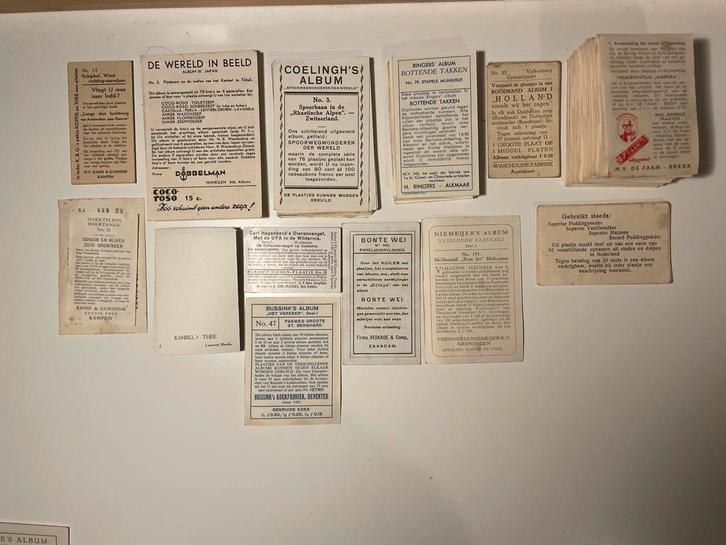 Verzameling oude plaatjes, Verzamelen, Foto's en Prenten, Gebruikt, Prent, Overige onderwerpen, Voor 1940, Ophalen