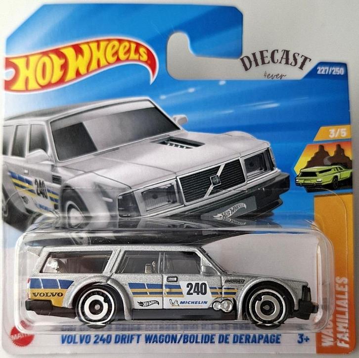 Hot Wheels Volvo 240 Drift Wagon/Bolide De Derapage, Hobby en Vrije tijd, Modelauto's | Overige schalen, Nieuw, Auto, Ophalen