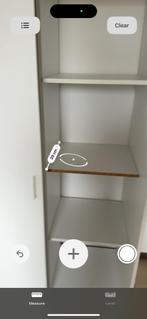 Witte Kast - 165x130x40cm - Gebruikt, Ophalen, Kunststof, Gebruikt, 100 tot 150 cm