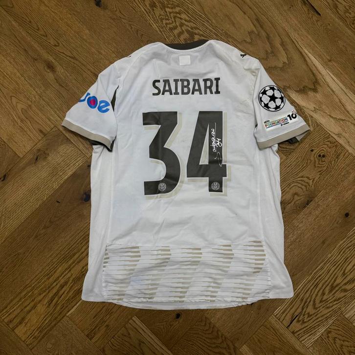 Saibari - 2025/26 - match worn + unwashed, Verzamelen, Sportartikelen en Voetbal, Zo goed als nieuw, Shirt, PSV, Ophalen of Verzenden