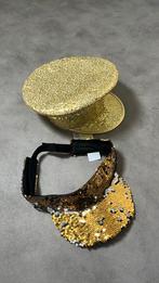 Glitter hoedje en pet carnaval, Ophalen of Verzenden, Zo goed als nieuw, Carnaval