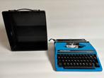 Blauwe Remington Sperry tentwenty vintage typemachine, Ophalen