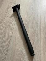 Stalen meubelpootje matzwart 36-38cm, Ophalen of Verzenden, Zo goed als nieuw, Rechthoekig, Minder dan 50 cm