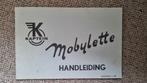 Handleiding Kaptein Mobylette EEG UIT1965, Ophalen of Verzenden