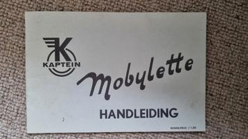 Handleiding Kaptein Mobylette EEG UIT1965 beschikbaar voor biedingen