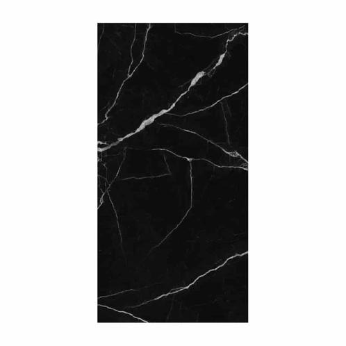 Marquina Zwart Hoogglans Marmerlook Tegels 60x120 cm 21 p/m2, Doe-het-zelf en Verbouw, Tegels, Nieuw, Vloertegels, Keramiek, 60 cm of meer