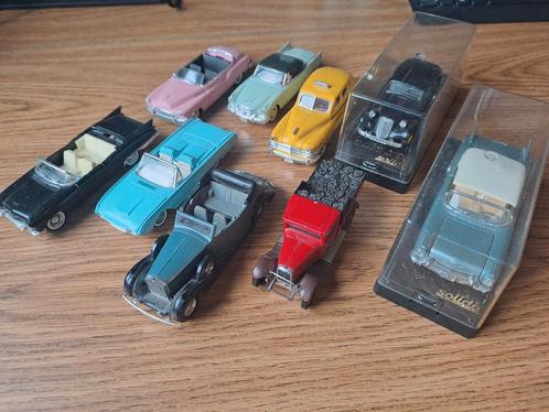 Vintage Modelauto's - Solido - 9 Stuks, Hobby en Vrije tijd, Modelauto's | 1:43, Ophalen of Verzenden