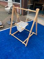 Houten Baby Schommel met Frame, Nieuw, Ophalen of Verzenden, Nb, Nb