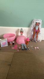 2  lol poppen een hondje en accessoires, Ophalen of Verzenden, Gebruikt, Overige typen