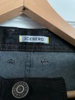 Iceberg Wax Look Herenbroek 29/32, Ophalen of Verzenden, Zo goed als nieuw, Overige maten, Zwart