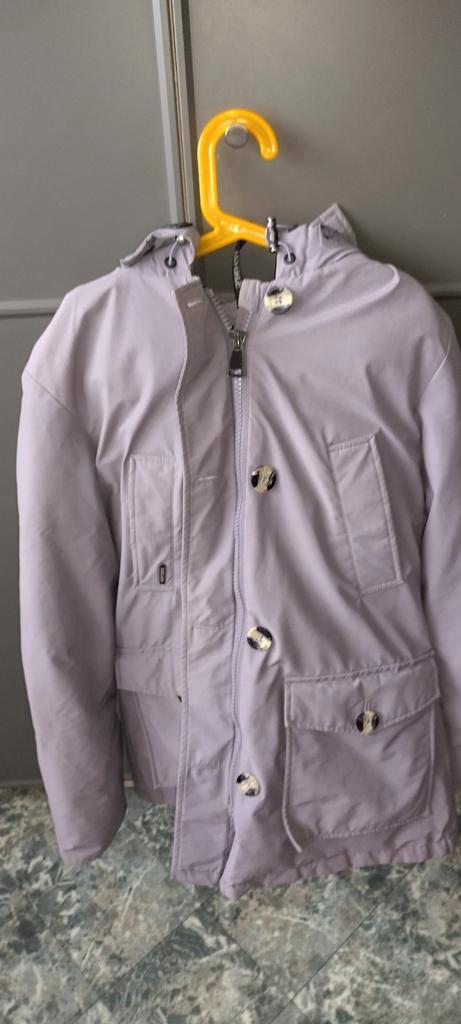 Airforce Parka, Kleding | Dames, Jassen | Zomer, Zo goed als nieuw, Maat 38/40 (M), Paars, Ophalen of Verzenden