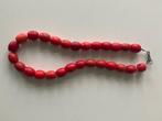 rode ketting Afrikaanse kralen, Sieraden, Tassen en Uiterlijk, Antieke sieraden, Ketting, Ophalen of Verzenden