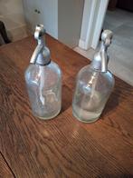 2 Brocante / oude spuitflessen, Antiek en Kunst, Curiosa en Brocante, Ophalen