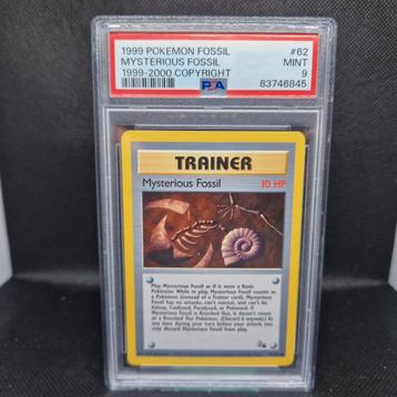 Mysterious Fossil 1999-2000 Copyright Fossil PSA 9 beschikbaar voor biedingen
