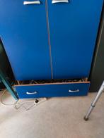 Kledingkast kobaltblauw lundia pax, Huis en Inrichting, Kasten | Kledingkasten, Ophalen, Gebruikt, 50 tot 75 cm, 200 cm of meer