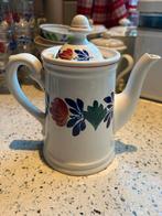 Zeldzaam boerenbont koffiekannetje met 6 ringen, Antiek en Kunst, Antiek | Keramiek en Aardewerk, Ophalen of Verzenden