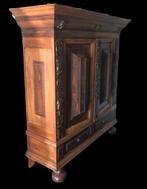 Houten Kast - MOET WEG! - Prachtige Antieke Deken Kast, Huis en Inrichting, Ophalen, Gebruikt, Klassiek, 150 tot 200 cm