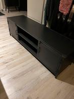 Zwart tv meubel, Huis en Inrichting, Ophalen, 100 tot 150 cm, Zo goed als nieuw, Minder dan 100 cm