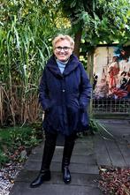 Stijlvolle damesjas voor de komende periode, Blauw, Maat 42/44 (L), Ophalen of Verzenden, Zo goed als nieuw